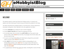 Tablet Screenshot of ehobbyistblog.com
